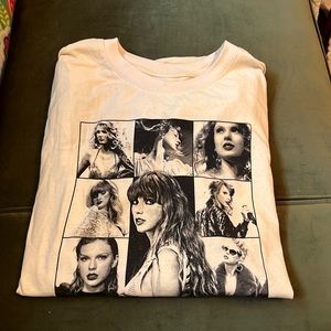 Taylor Swift beige Eras Tee